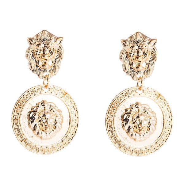 Lion Head Studs- GOLD