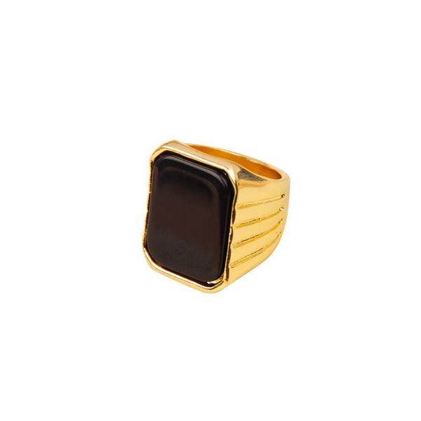 Black and Gold Ring
