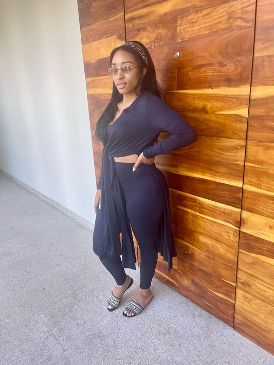 Bustier 3 Piece Cardigan Set