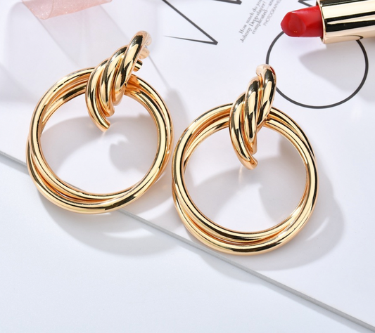 Metal Geometric Earring