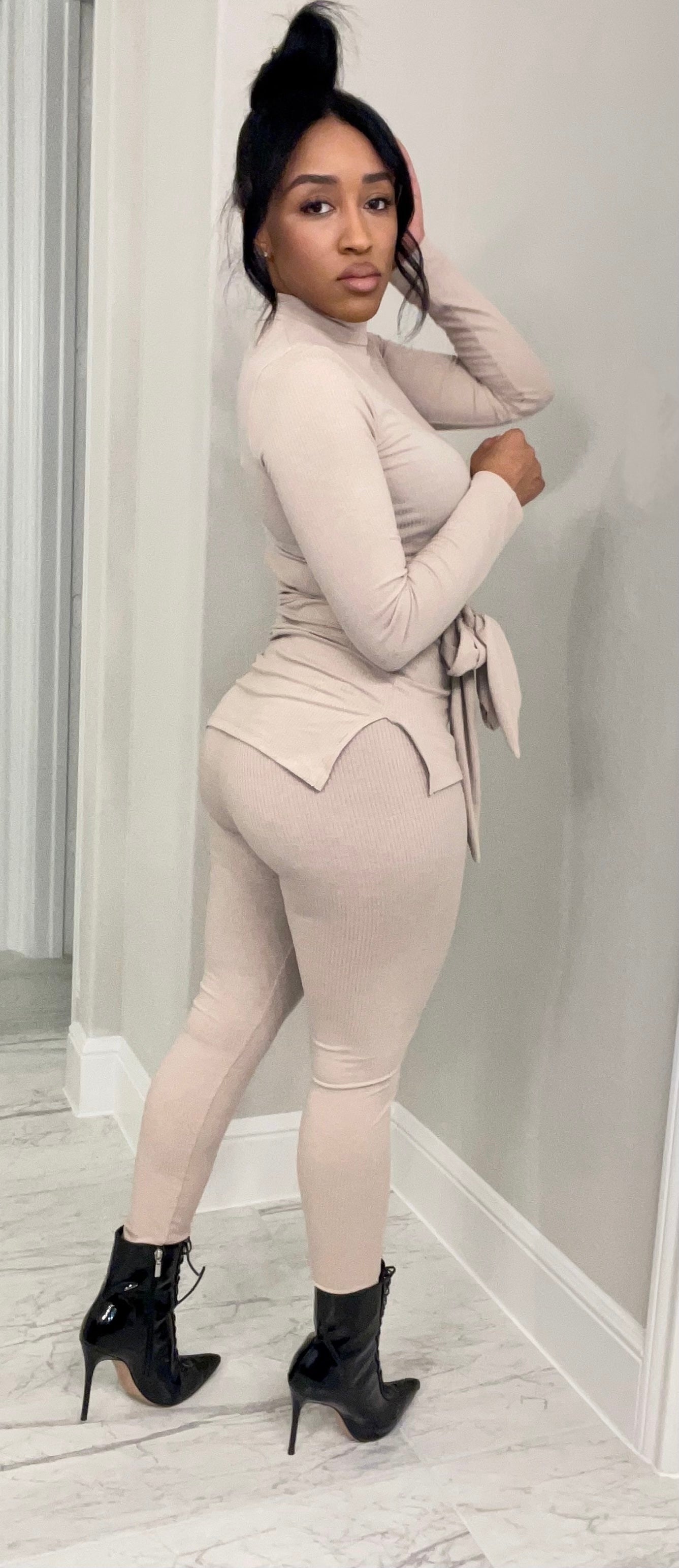 Ribbed Two-Piece Set