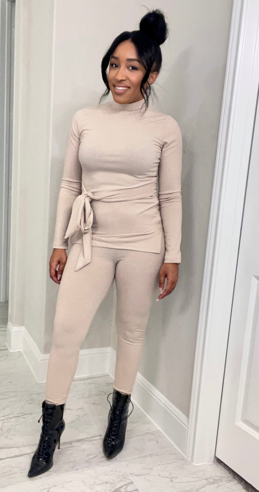 Ribbed Two-Piece Set