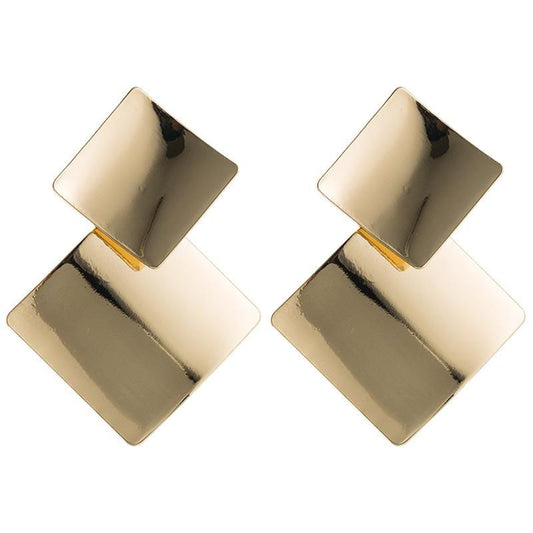 Double Square Earrings