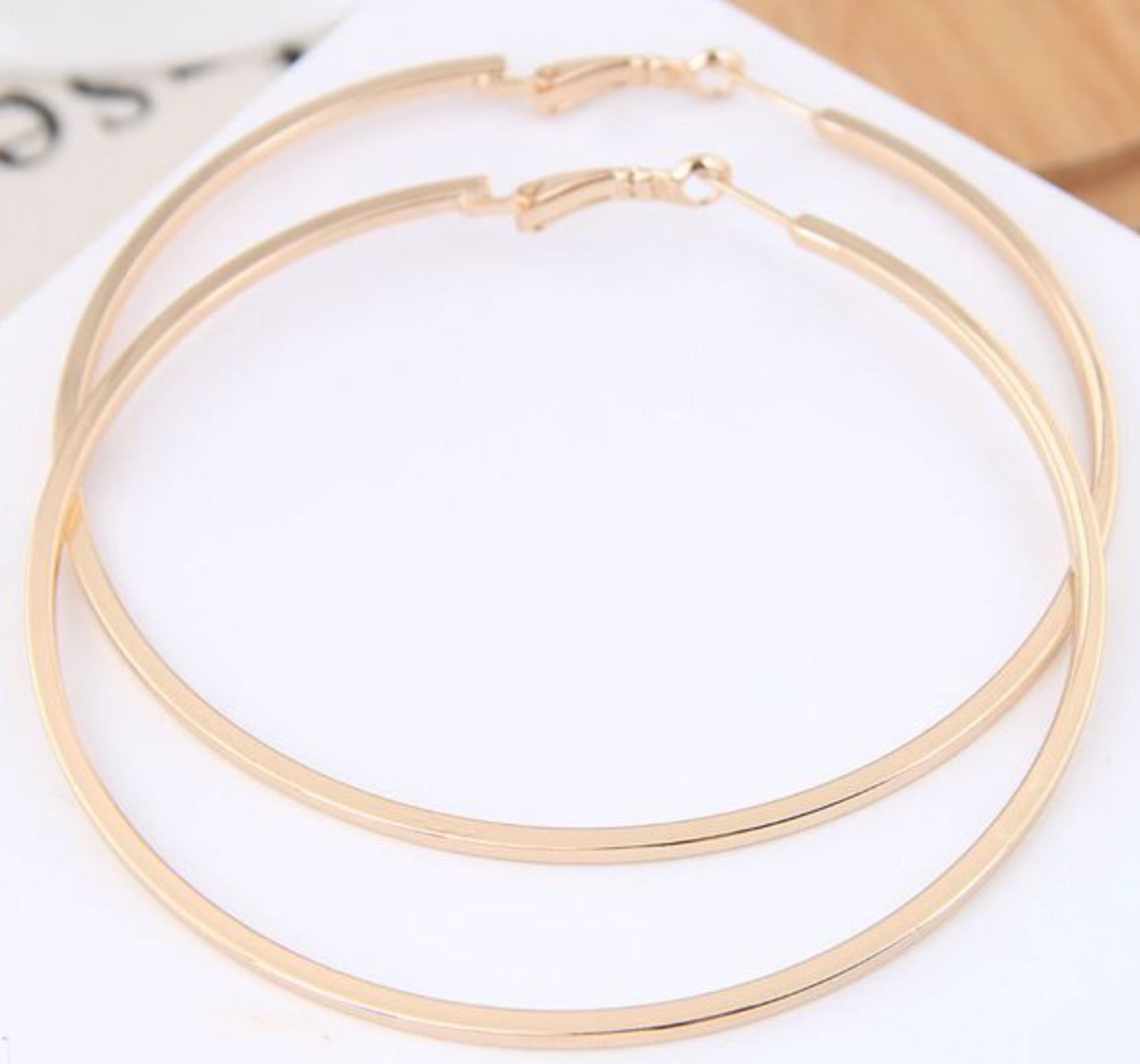 Metal Plated Hoops (Gold/Silver)