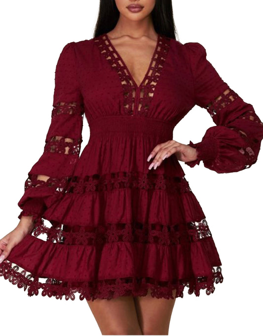 Burgundy Flare Mini