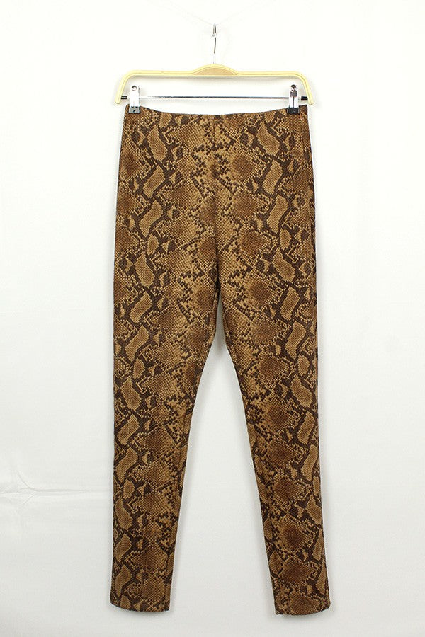 Snake Print Leggings