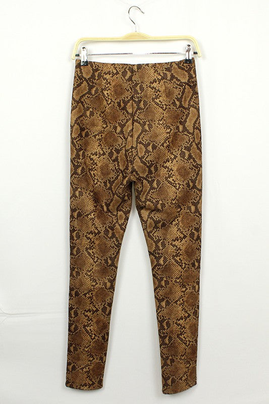 Snake Print Leggings